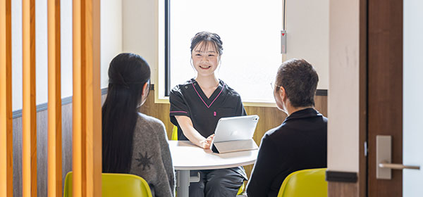 丁寧なサポート